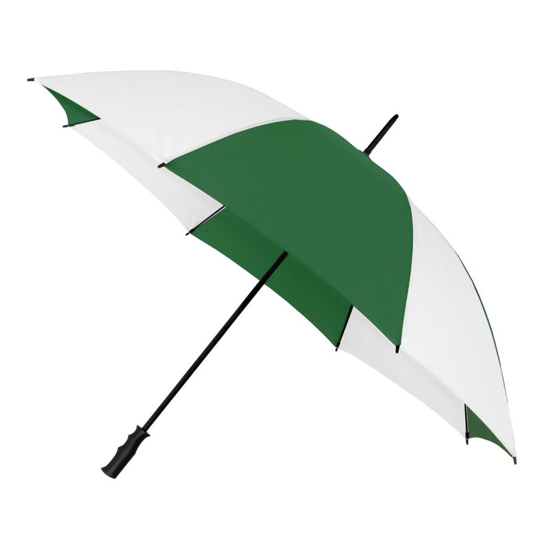 Golfschirm grün - weiß Ø125cm