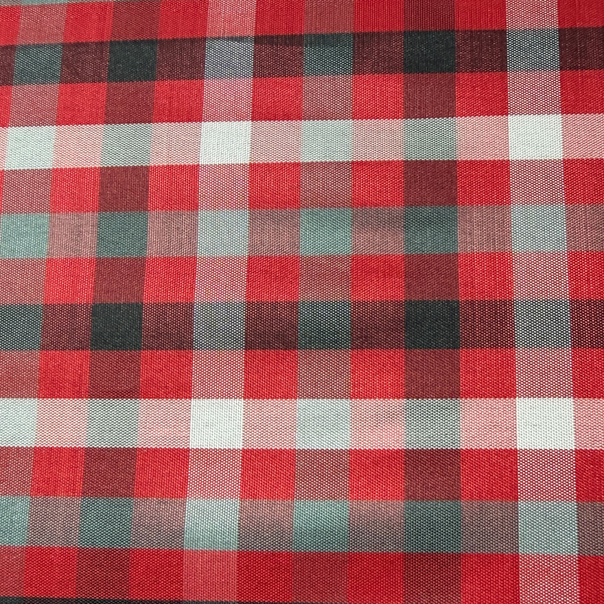 Umhängeschirm karo rot Art 1104