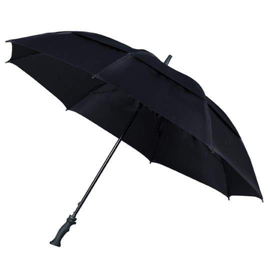 Golfschirm "Stormy" mit 130cm Dachdurchmesser schwarz