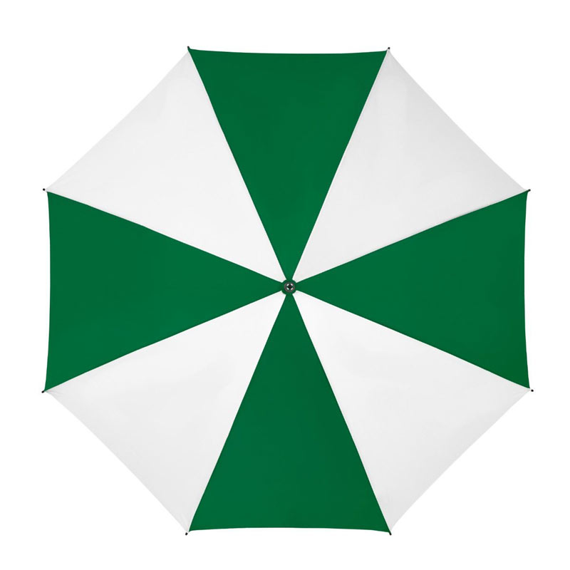 Golfschirm grün - weiß Ø125cm