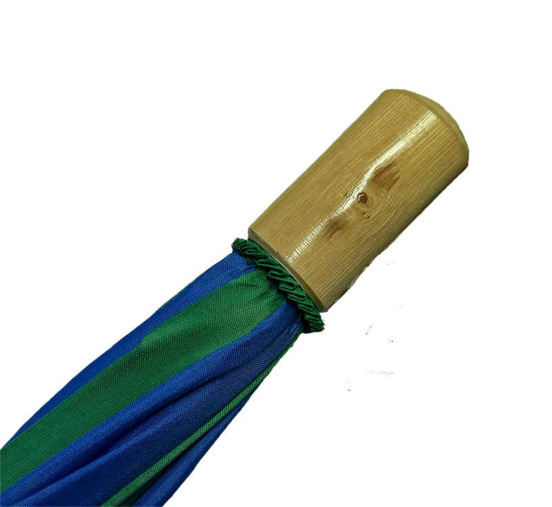 Umhängeschirm blau-grün