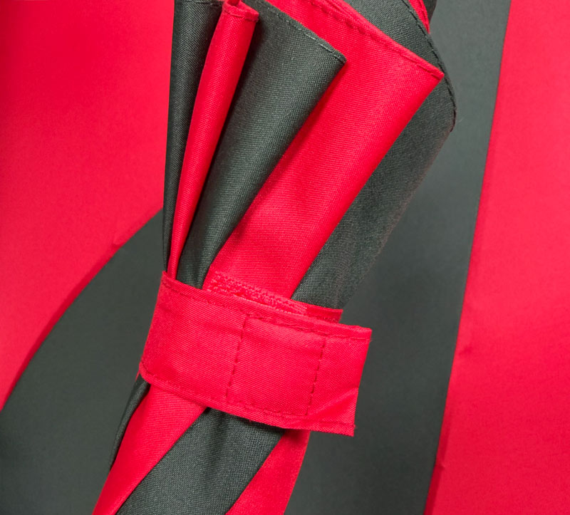 Stockschirm rot - grün