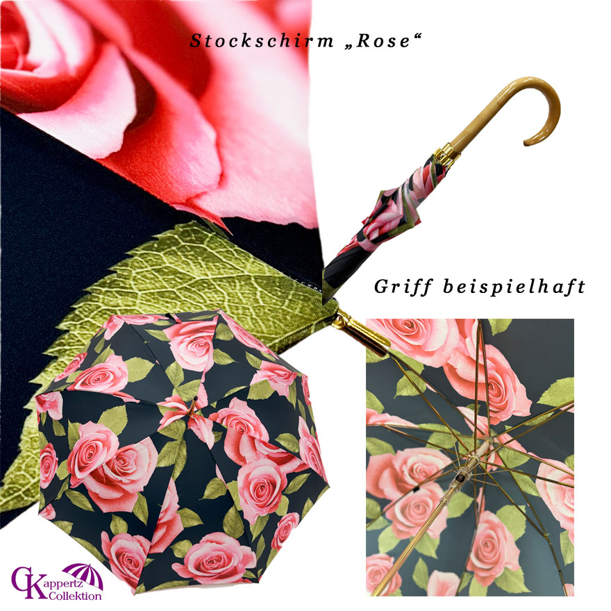 Stockschirm "Rose" Ø 91cm