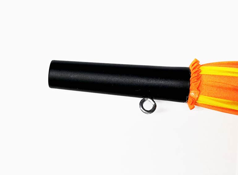 Umhängeschirm gelb orange