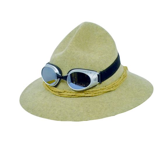 Gaudihut mit Brille