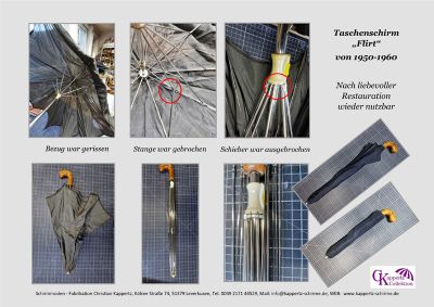 Regenschirm-Reparatur-Set – 10 Metall-Schwanzperlen Für Lange Griffe, Ersatz Für Kaputte Schirmteile